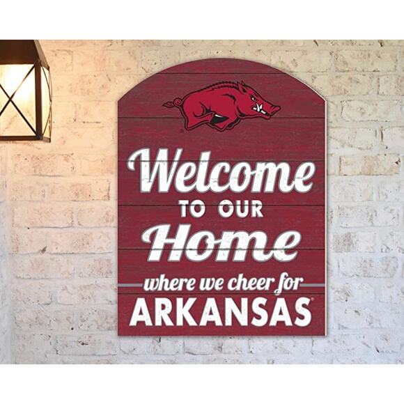 Fan Arkansas Razorbacks 22"x16" inOutdoor Marquee Sign - Picture 1 of 7